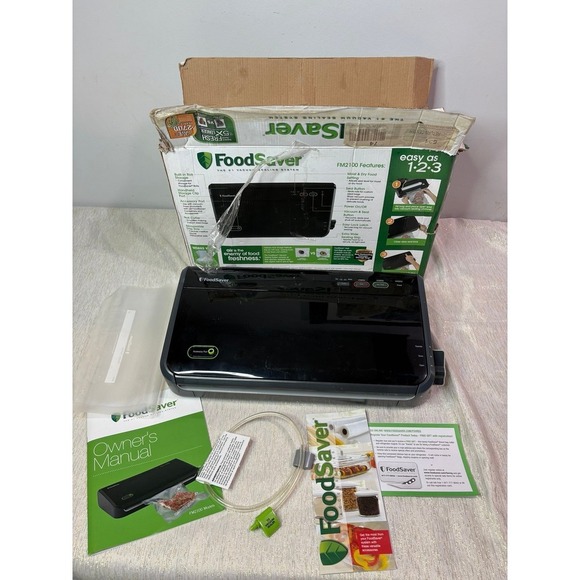 The FoodSaver® FM2100 Vacuum Sealing System - Picture 1 of 8